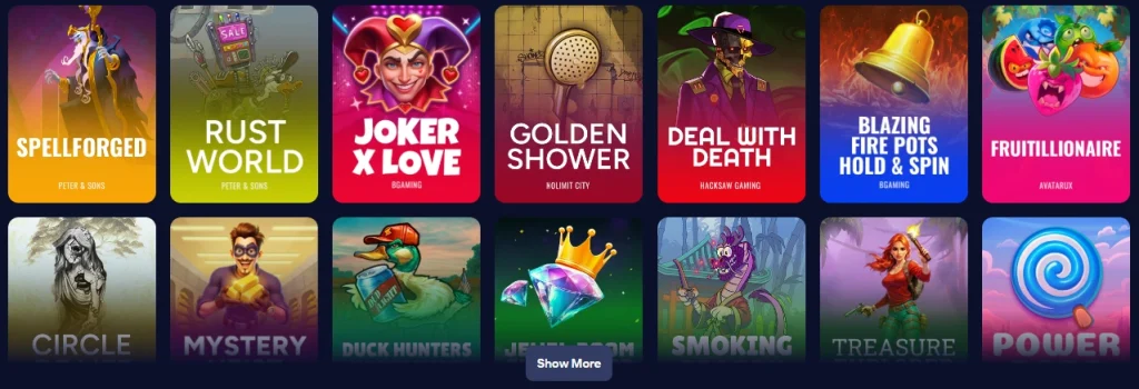 Vorschau der Affiliate-Landingpage für Drip Casino